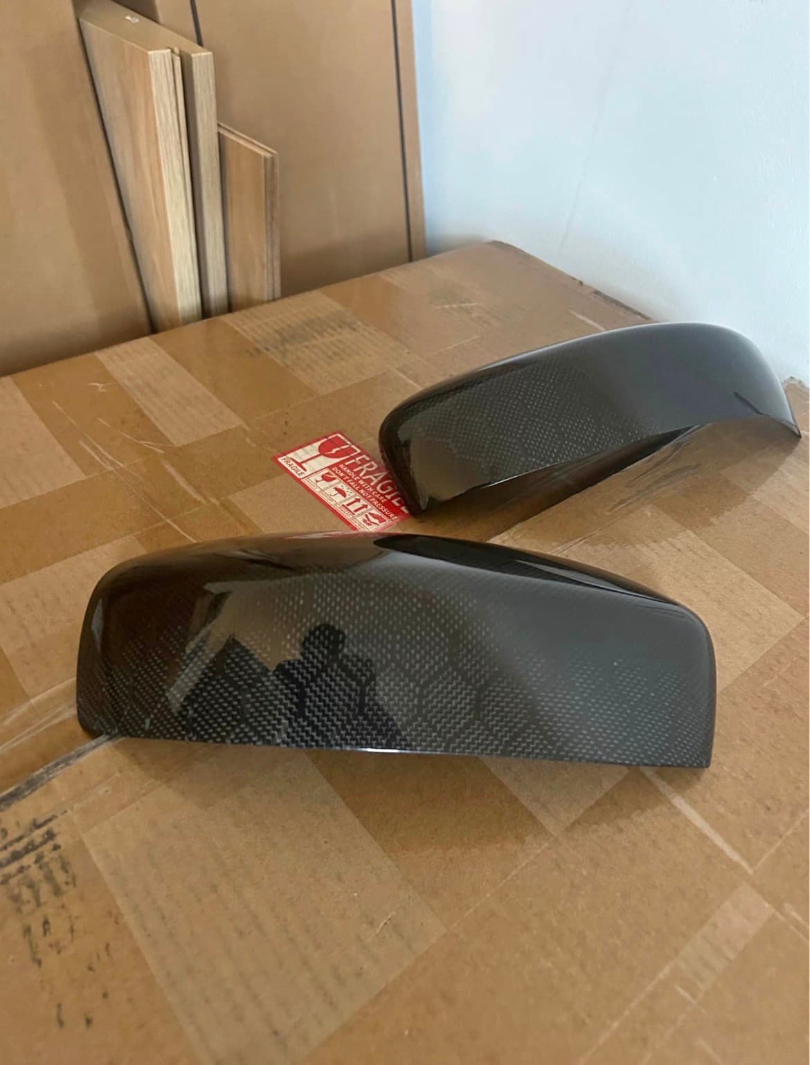 Infiniti G35 G37 Q60 Honeycomb Carbon Fiber Mirror Caps | 2007–2015 Coupe & Sedan Models