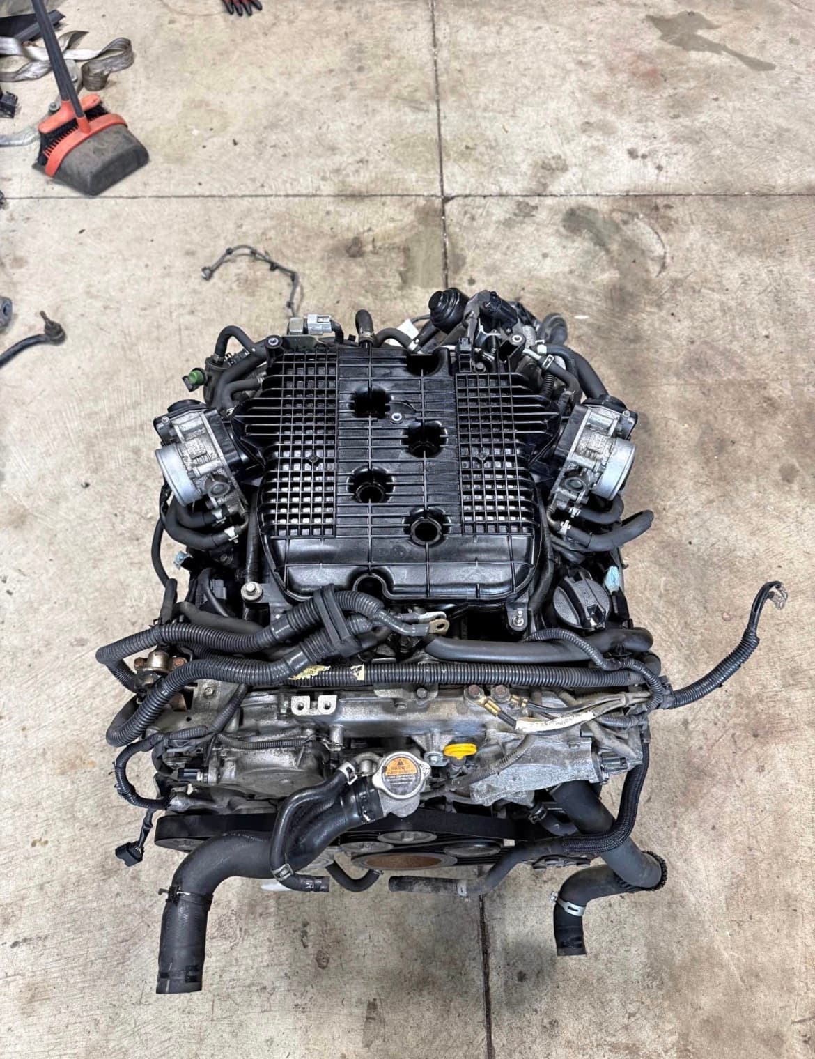 2014-2017 Infiniti Q50 VQ37VHR 3.7L V6 AWD Complete Engine Assembly | 97K Miles