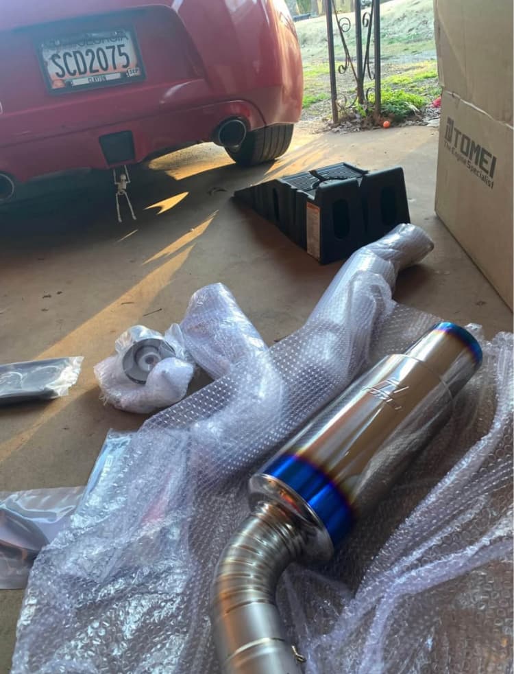 Tomei Expreme Ti Single Exit Exhaust System for 370Z, G37, Q50 | Full Titanium | Ultra Lightweight | JDM Race Sound | 2009-2023 VQ37/VR30