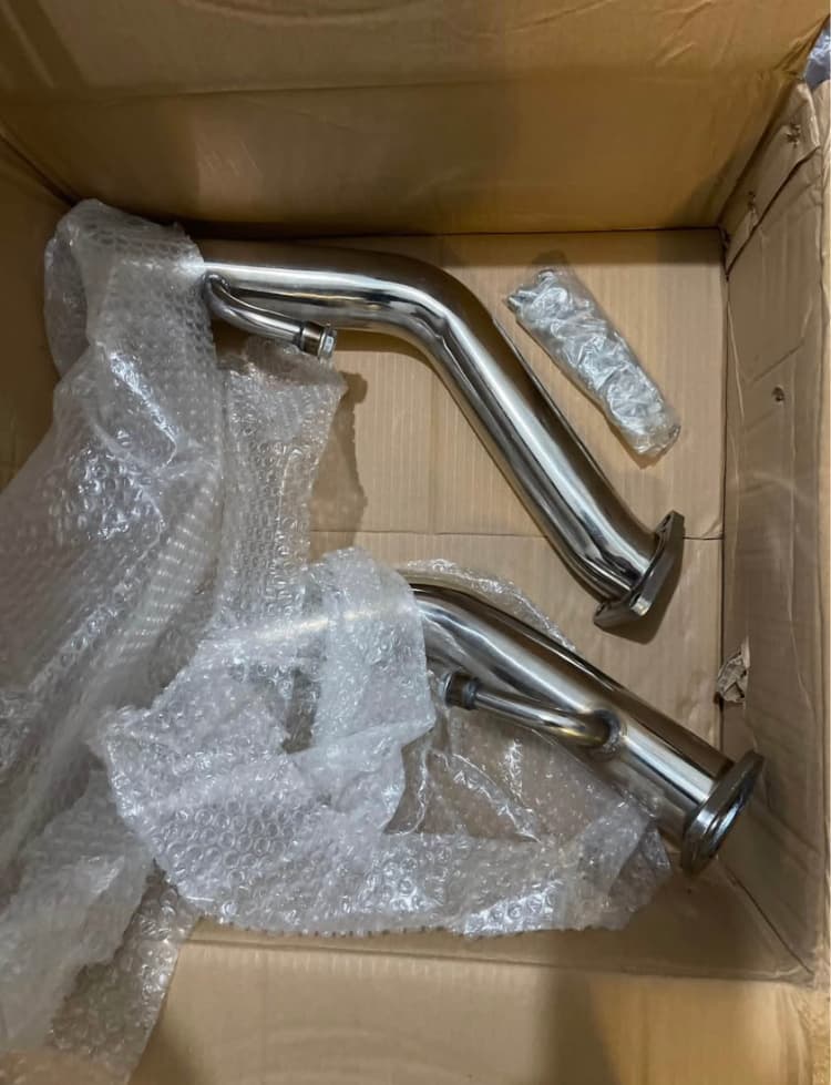 Brand FuPower 2.5" Test Pipes | VQ35HR/VQ37VHR | 350Z, 370Z, G37, G35 - Stainless Steel Cat Delete Downpipes | High-Flow Exhaust Upgrade | Direct Bolt-On Performance