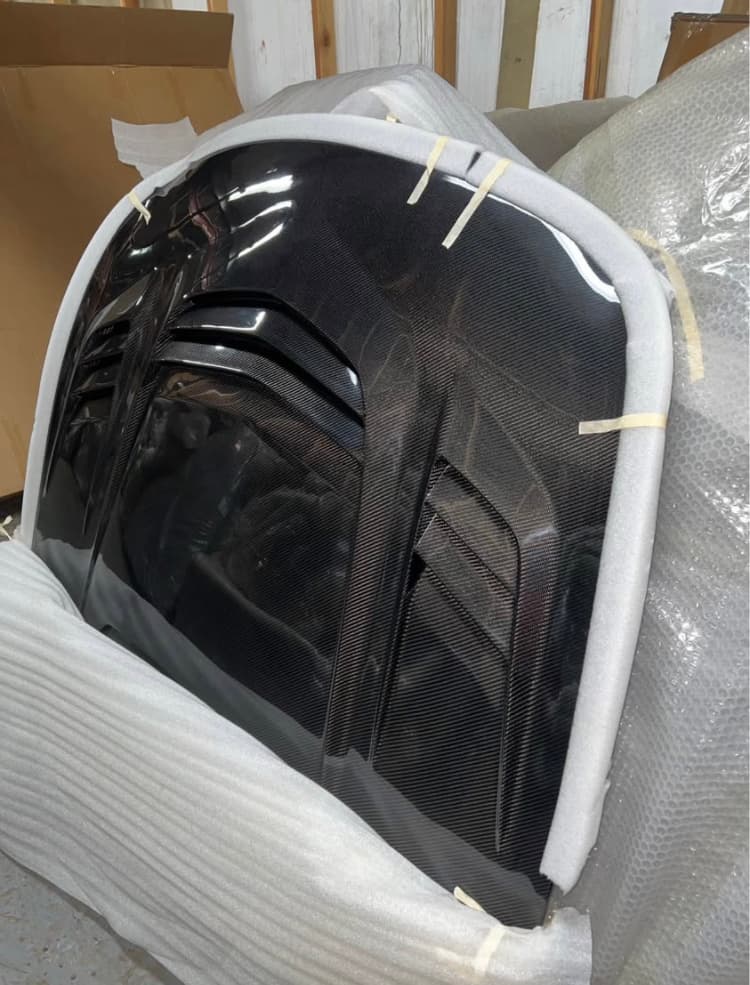 G37 GROUND ATTACK V2 Carbon Fiber Vented Hood | Real 2x2 Twill | Coupe/Sedan 08-13 | Functional Heat Extraction | OEM Fit