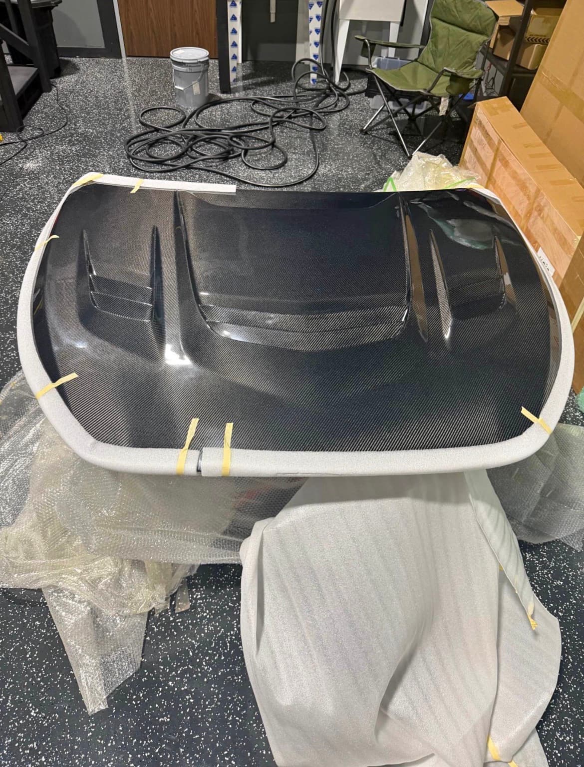2014-2024 Infiniti Q50 / 2017-2022 Q60 Demon Style Real Carbon Fiber Vented Hood