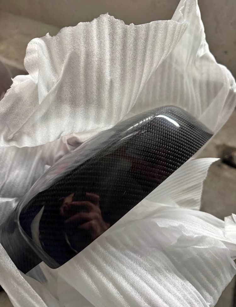 2008-2013 Infiniti G37 Real Carbon Fiber Mirror Caps – Direct Replacement G37 Coupe & Sedan