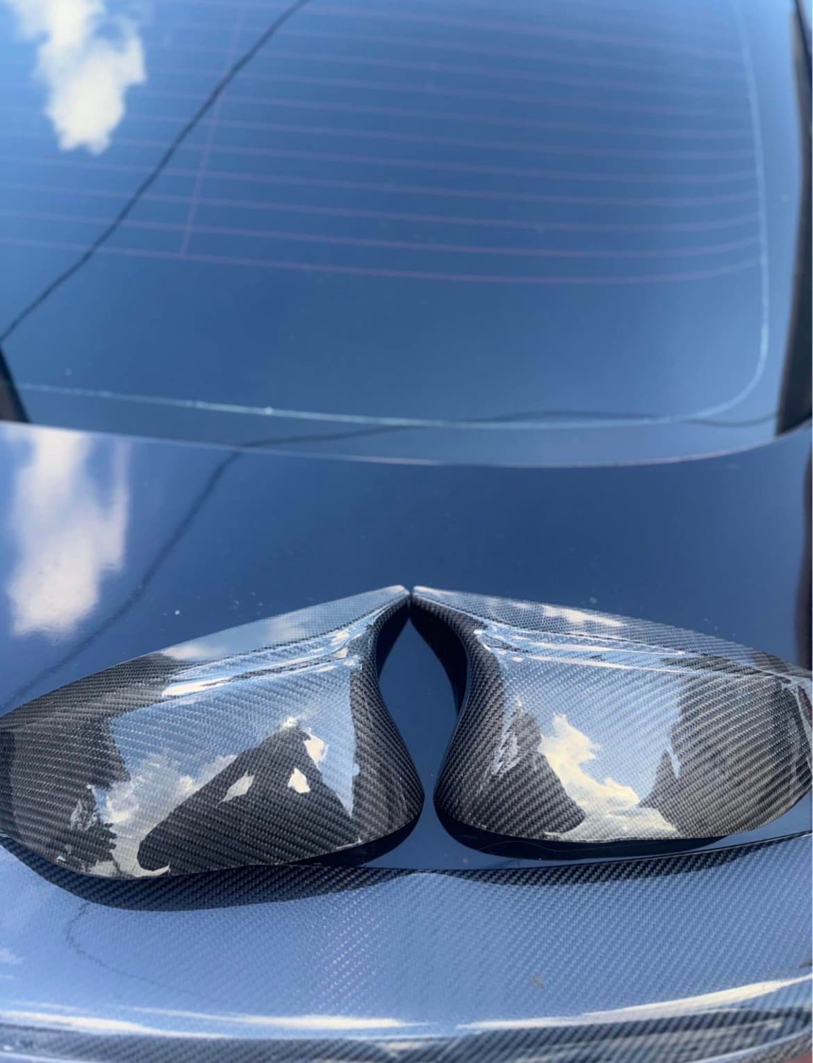 2014-2024 Infiniti Q50 Real Carbon Fiber Mirror Caps | OEM Fit 3.0t Q50