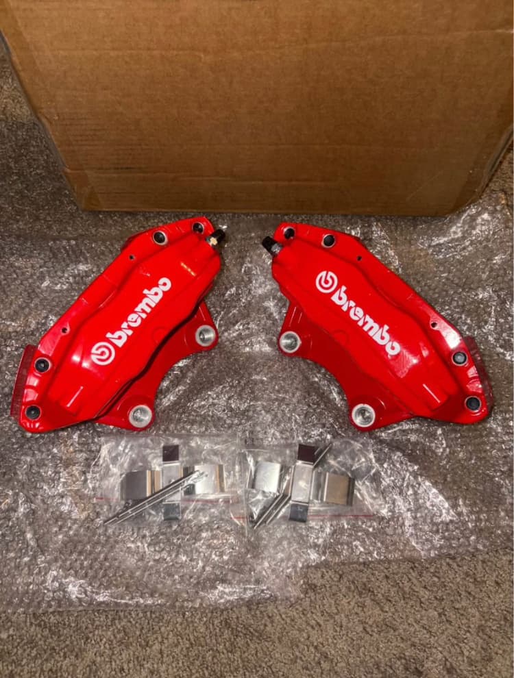 350Z/G35 Front Brembo 4-Piston Calipers | Fully Rebuilt, Powdercoated, New Internals & Hardware